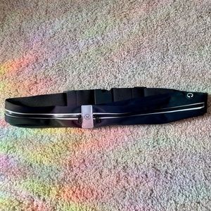 Slim Exercise Running Waist Black Belt Bag